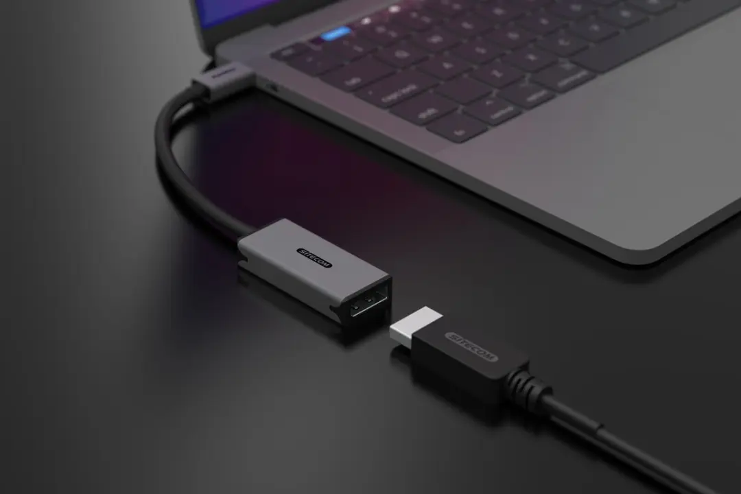 Sitecom AD-1015 USB-C naar DisplayPort 1.4 Adapter - Zilver