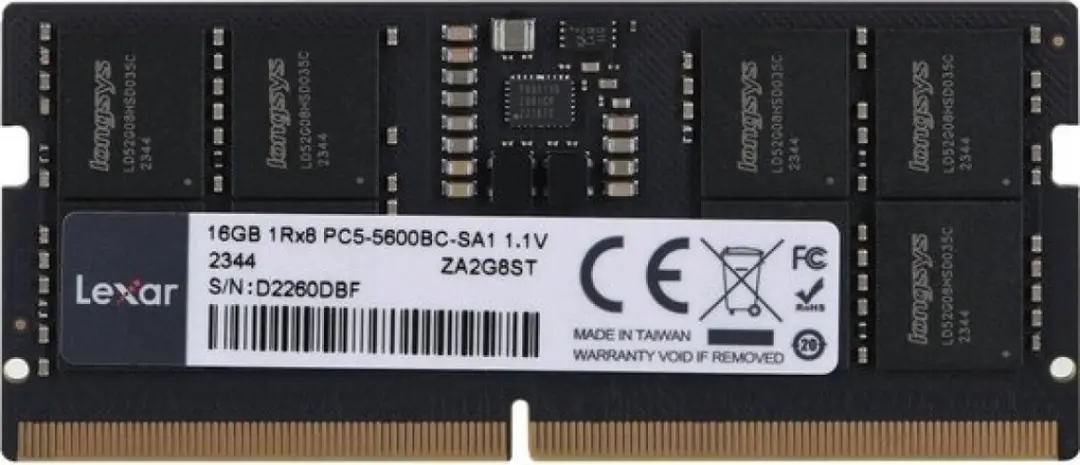 Lexar LD5S16G56C46ST-BGS DDR5 SO-DIMM 16GB