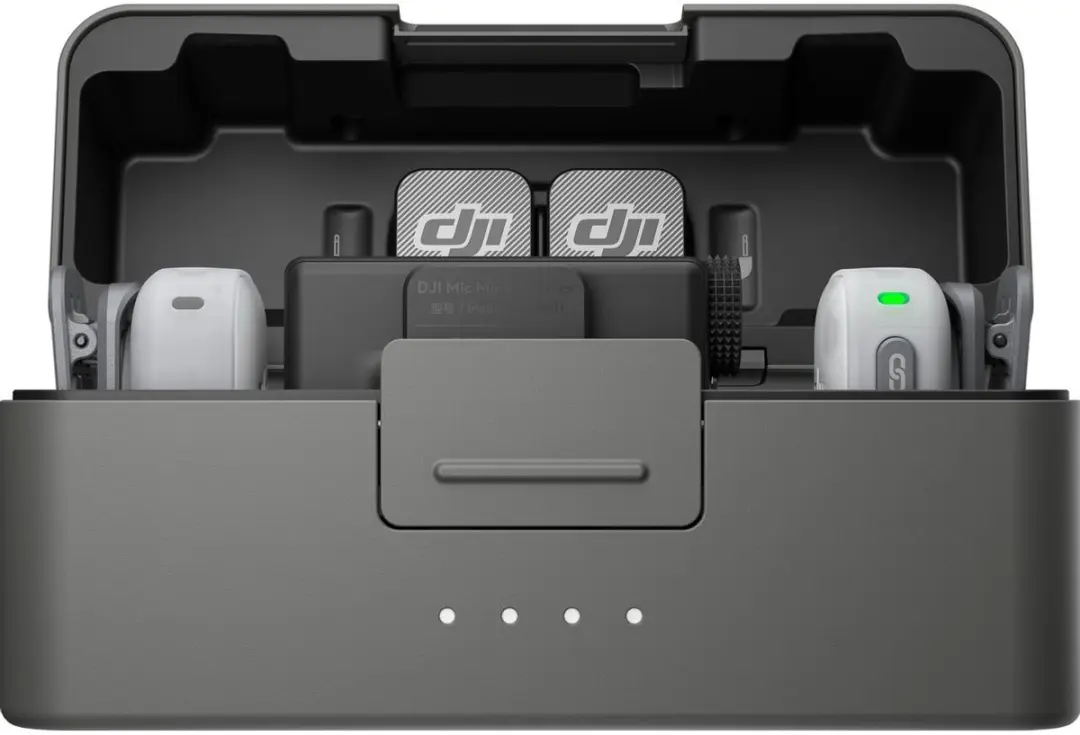 DJI Mic Mini 2 Draadloos Microfoonsysteem - 2 Zenders + Ontvanger - Wit/Zwart