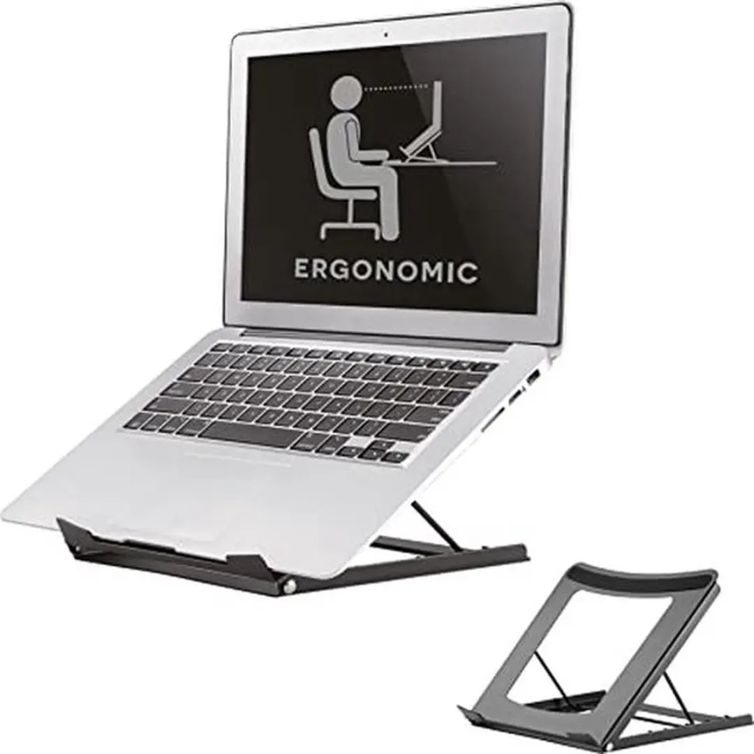 Neomounts NSLS075BLACK Laptopstandaard 10-16" - 5 hoogteposities - 5 kg - Zwart - afbeelding 6 van 6