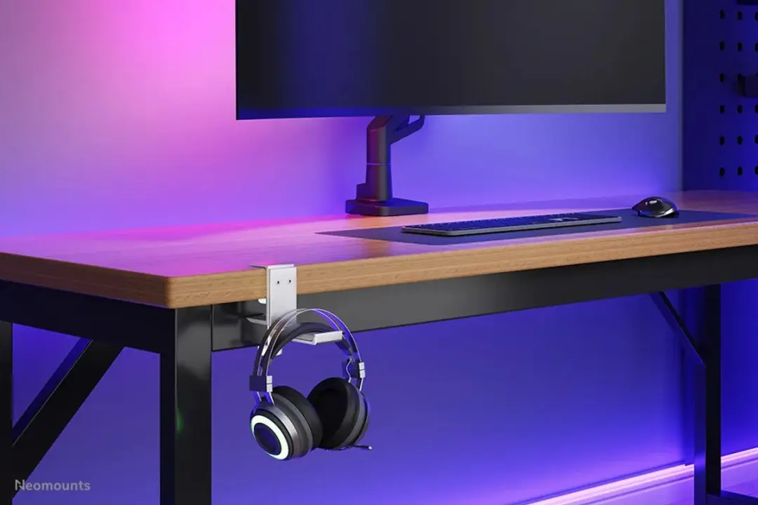 Neomounts ADS11-171SL Headset Houder - Aluminium Zilver