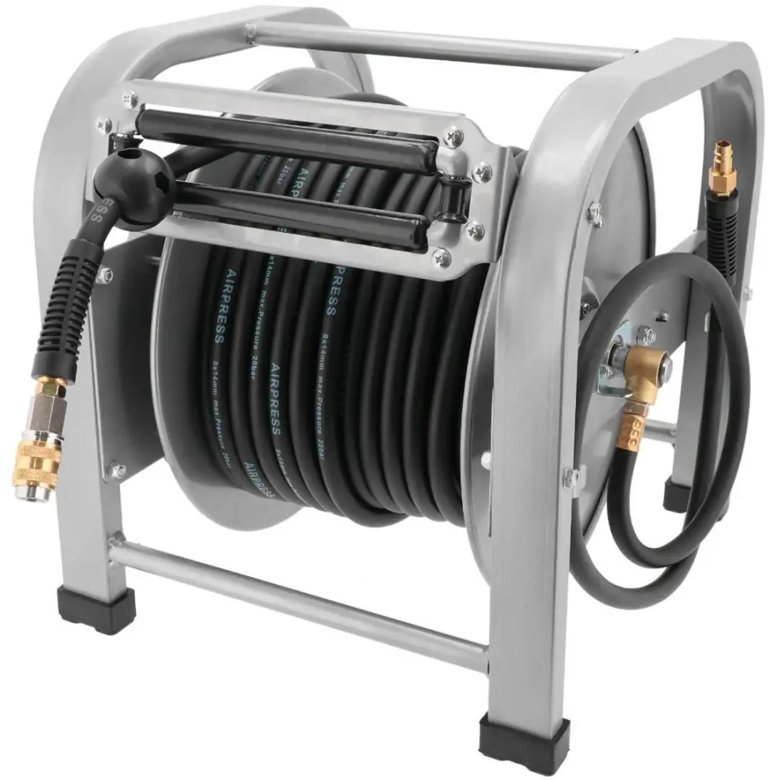 Airpress Zelfoprollende Luchtslanghaspel 30m