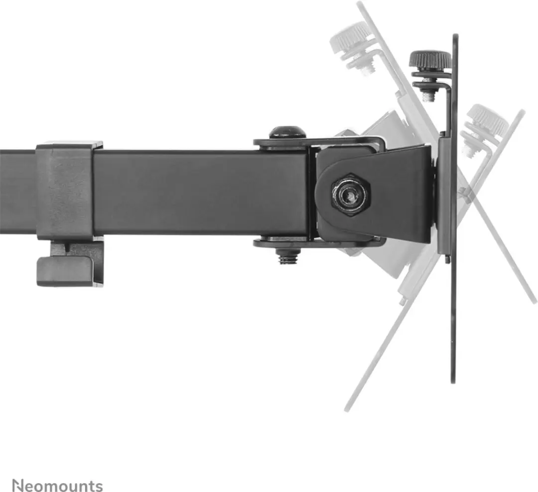 Neomounts FPMA-D550DDBLACK Full Motion Monitorstandaard 10-32" - 2 Schermen - Zwart