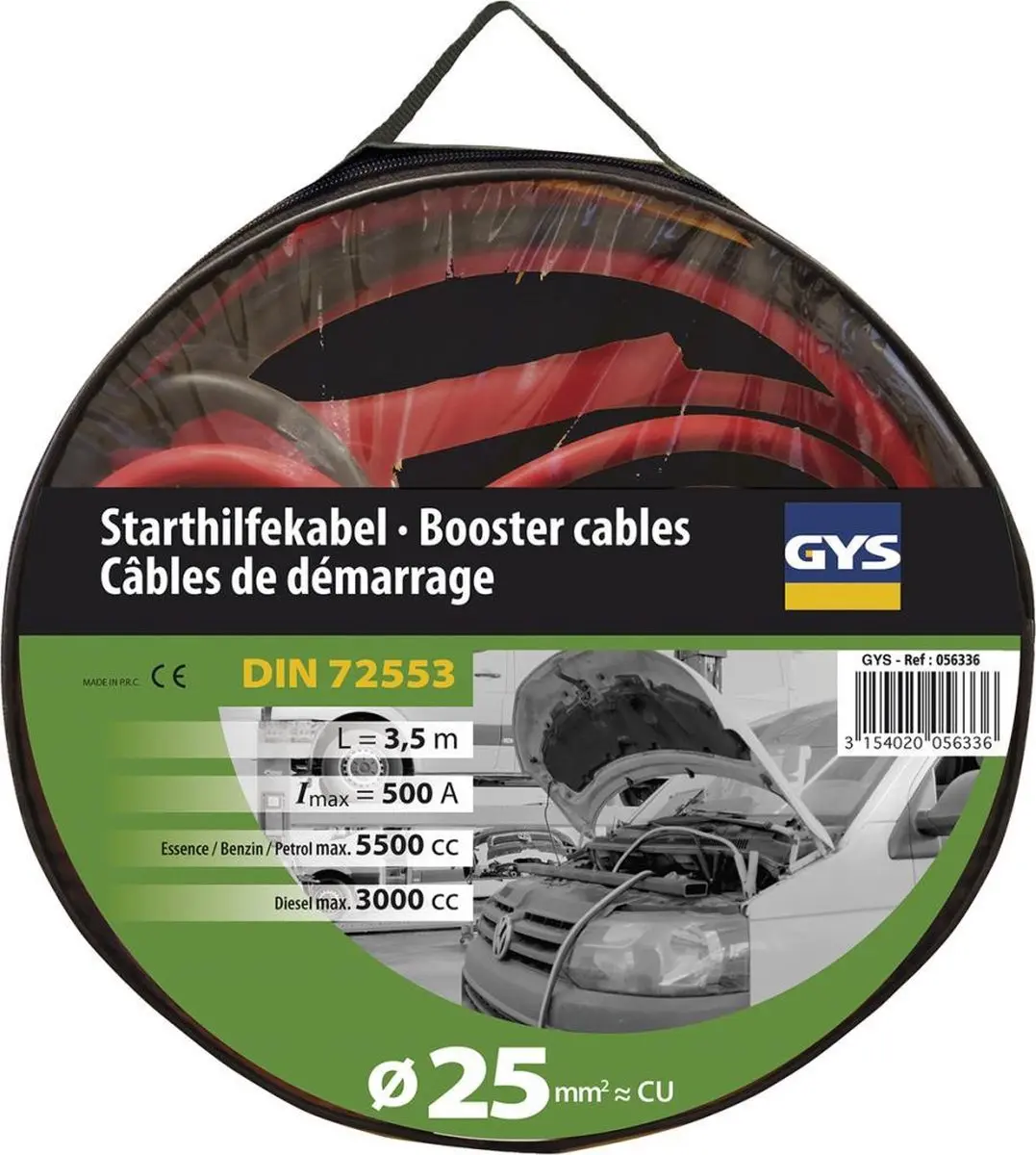Gys Startkabels 500 Ah - 3,5 m