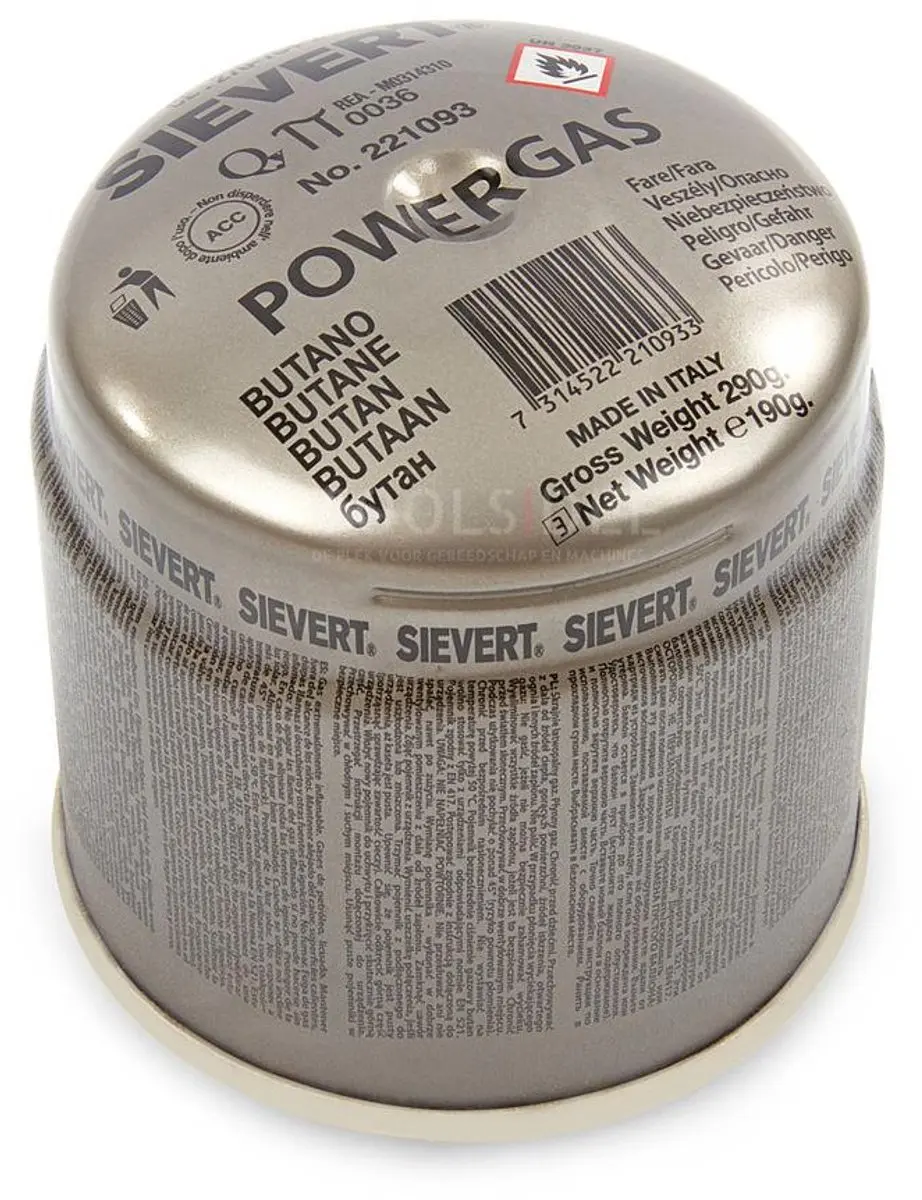 Sievert Gaspatroon Butaan 350ml - 190g