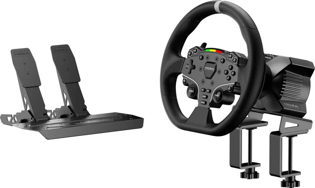 Moza Racing RS074 Gamingstuur en pedaalset