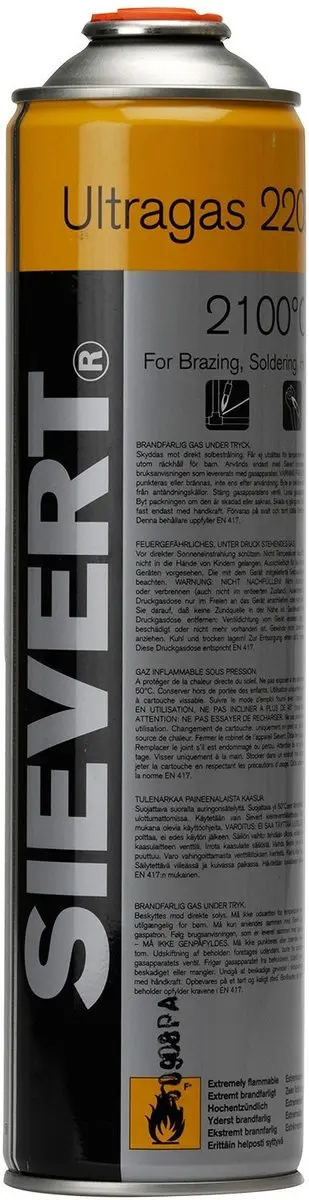 Sievert 220583 Gaspatroon Ultragas Butaan 380ml