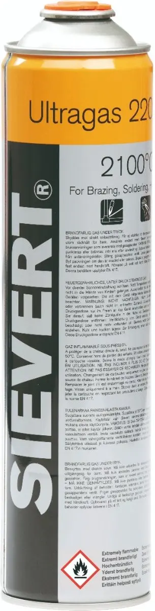 Sievert 220583 Gaspatroon Ultragas Butaan 380ml