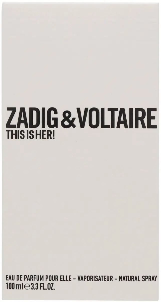 Zadig&Voltaire This Is Her! Damesparfum 100ml