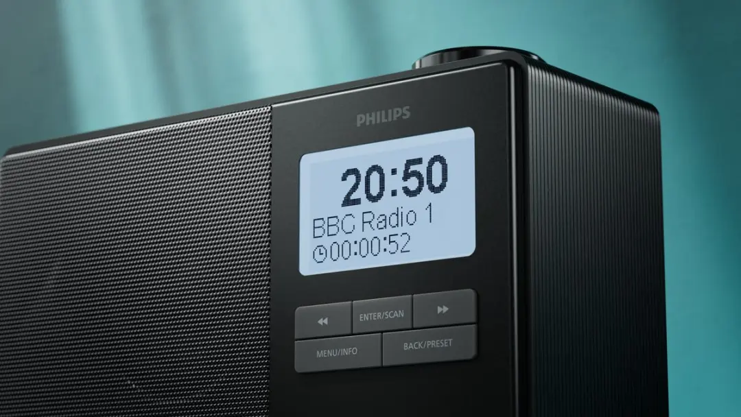Philips TAR5600/00 Radio - DAB+/FM - IPX4 - Bluetooth 5.3 - Zwart