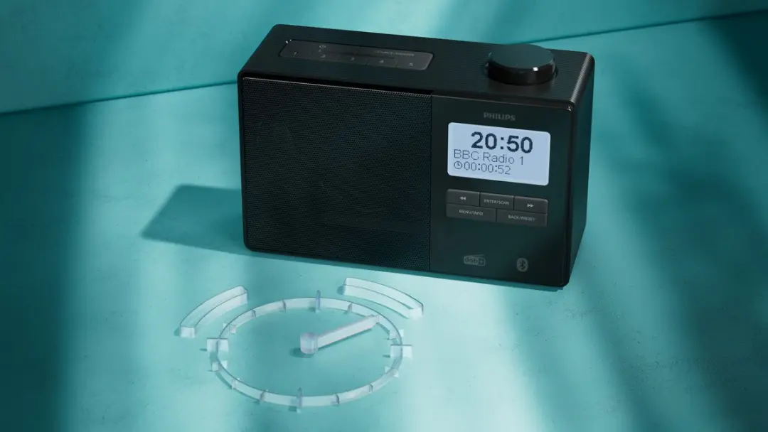 Philips TAR5600/00 Radio - DAB+/FM - IPX4 - Bluetooth 5.3 - Zwart - afbeelding 6 van 6