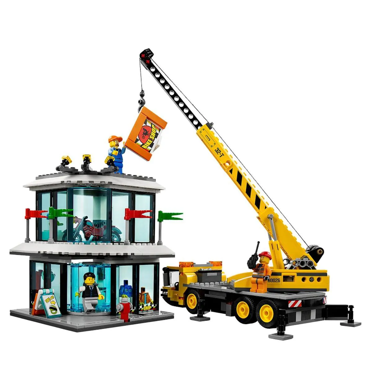 LEGO City Stadsplein 60026 - 914 Stukken - 9 Minifiguren