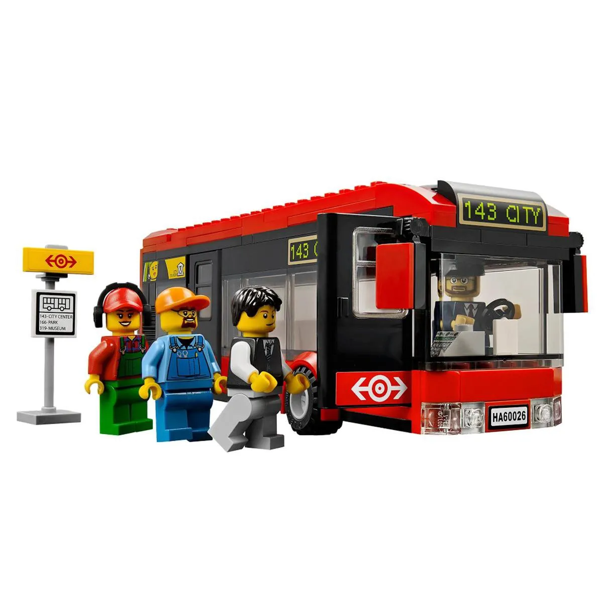 LEGO City Stadsplein 60026 - 914 Stukken - 9 Minifiguren