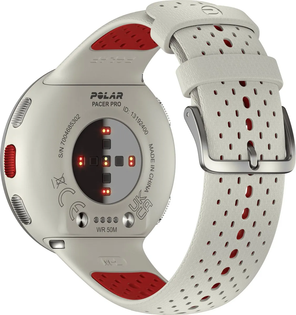 Polar Pacer Pro GPS Hardloophorloge - 45mm - Snow White - afbeelding 6 van 6
