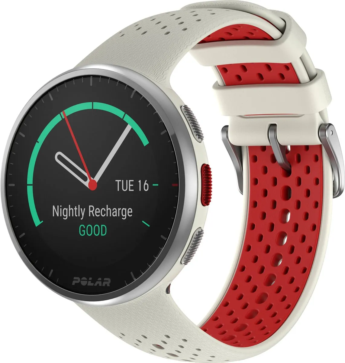Polar Pacer Pro GPS Hardloophorloge - 45mm - Snow White