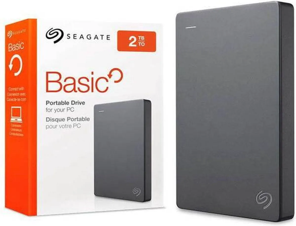 Seagate Basic STJL2000400 Externe Harde Schijf 2TB - Zilver
