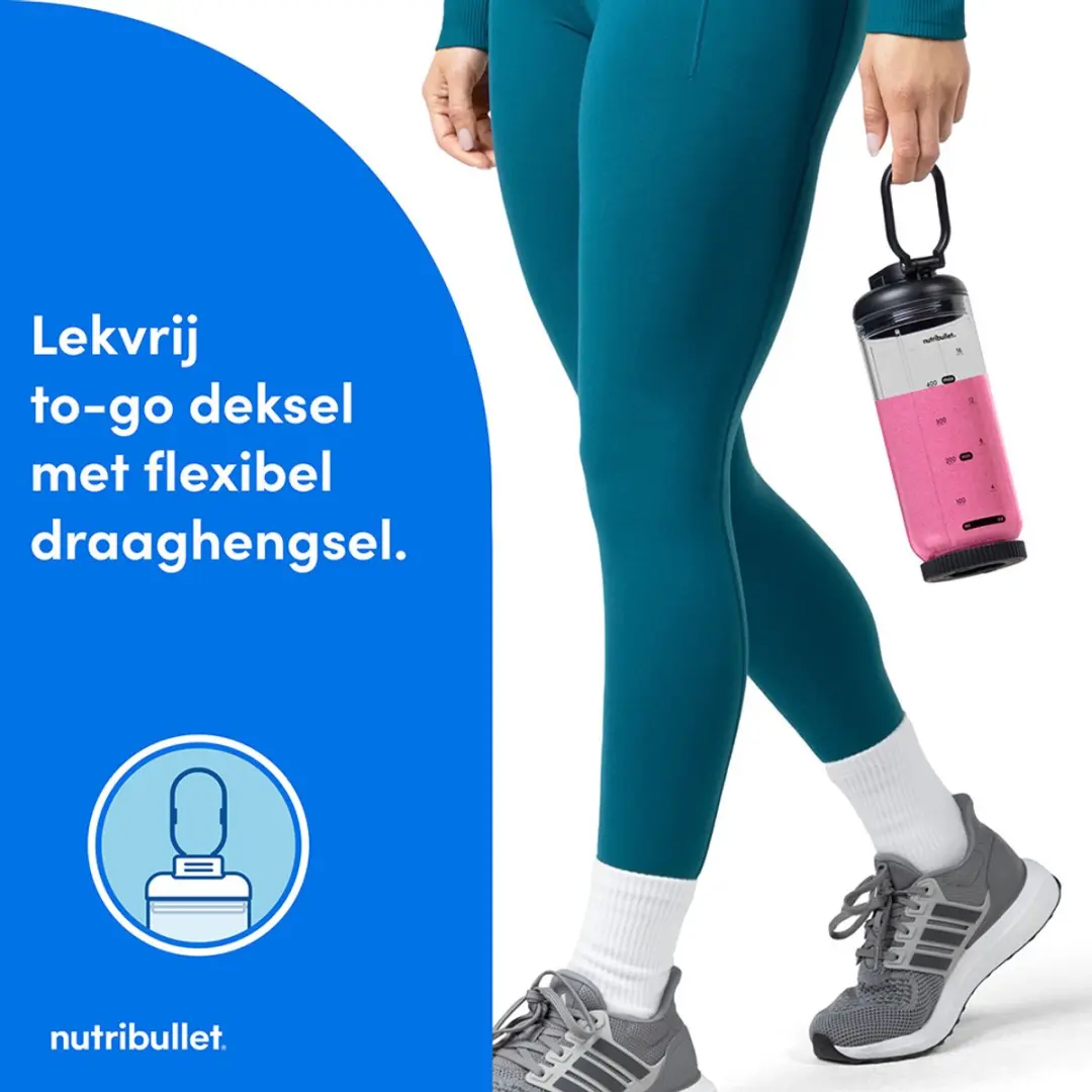 NutriBullet FLEX Draagbare Blender 590ml - Zwart