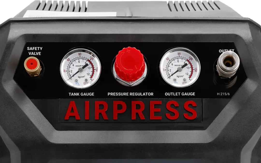 Airpress Olievrije Compressor H 215-6 8 bar 1.1 kW