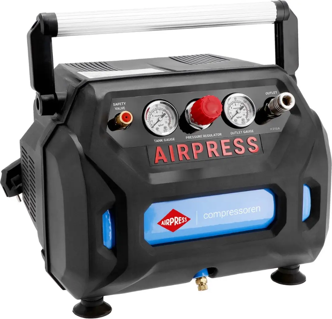 Airpress Olievrije Compressor H 215-6 8 bar 1.1 kW