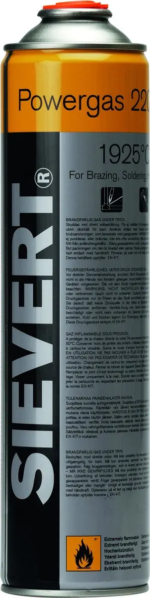 Sievert Gaspatroon Butaan 600ml
