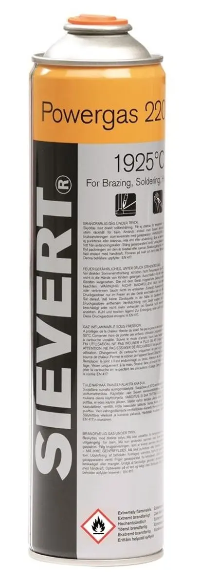 Sievert Gaspatroon Butaan 600ml - Wit