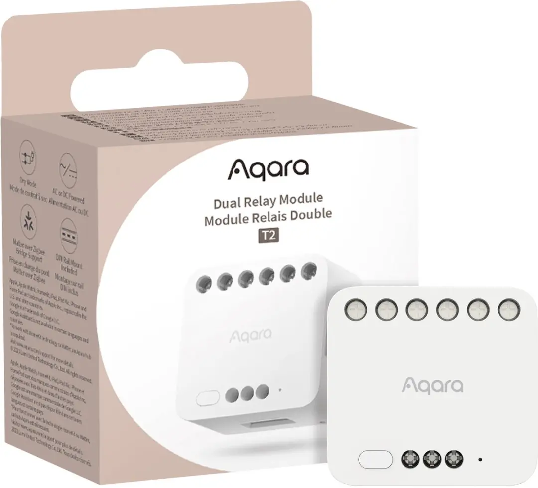 Aqara DCM-K01 Dual Relay Module - Zigbee Matter - Wit