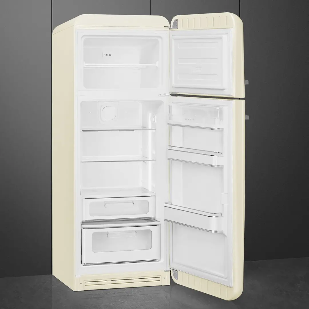 Smeg FAB30RCR6 Koel-Vriescombinatie Vrijstaand 294L - Crème