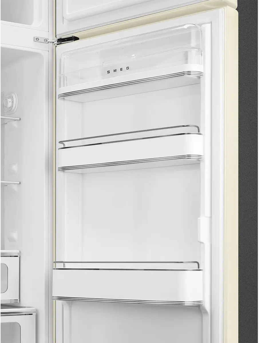 Smeg FAB30RCR6 Koel-Vriescombinatie Vrijstaand 294L - Crème