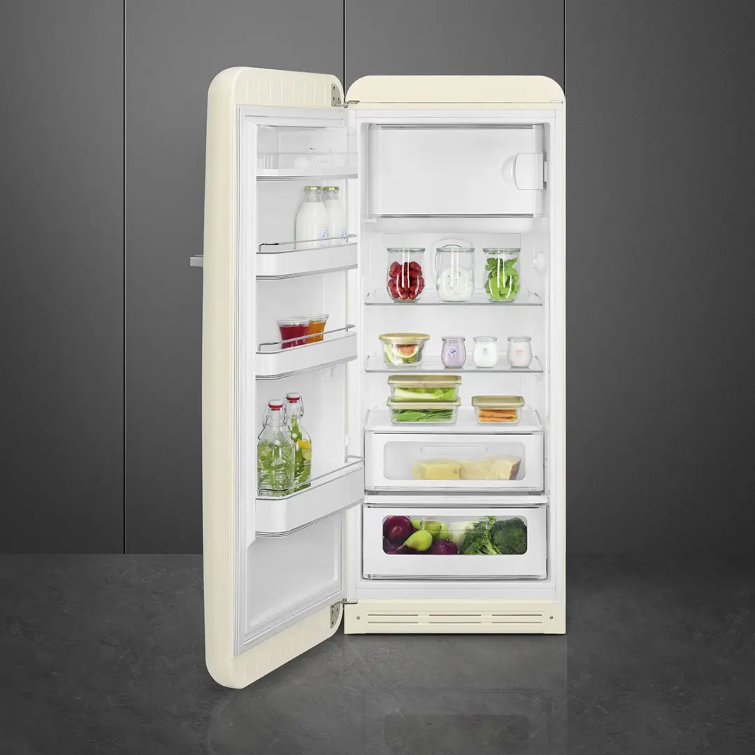 Smeg FAB28LCR6 Combi-koelkast Vrijstaand 270L - Crème