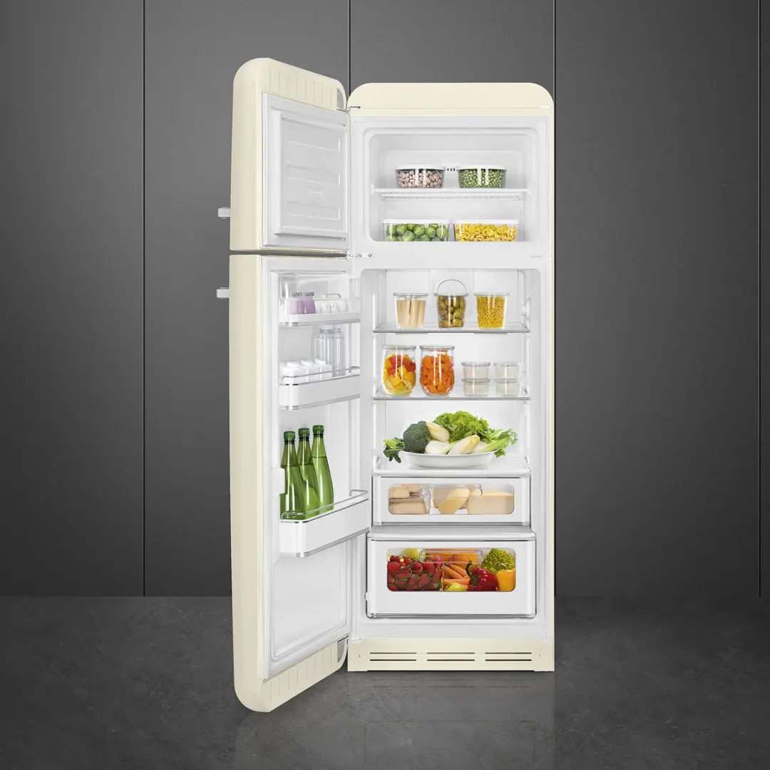 Smeg FAB30LCR6 Koel-Vriescombinatie 294L - Crème