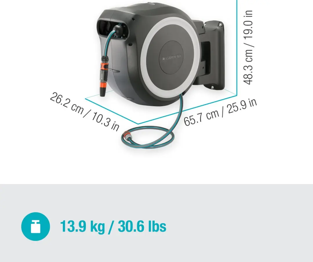 Gardena Wandslangenbox Rollup XL 35m - Ø13mm