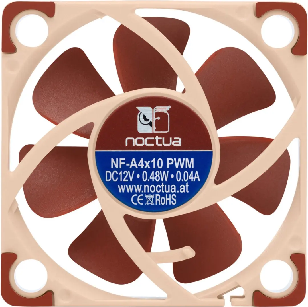 Noctua NF-A4X10 PWM Ventilator - Rood