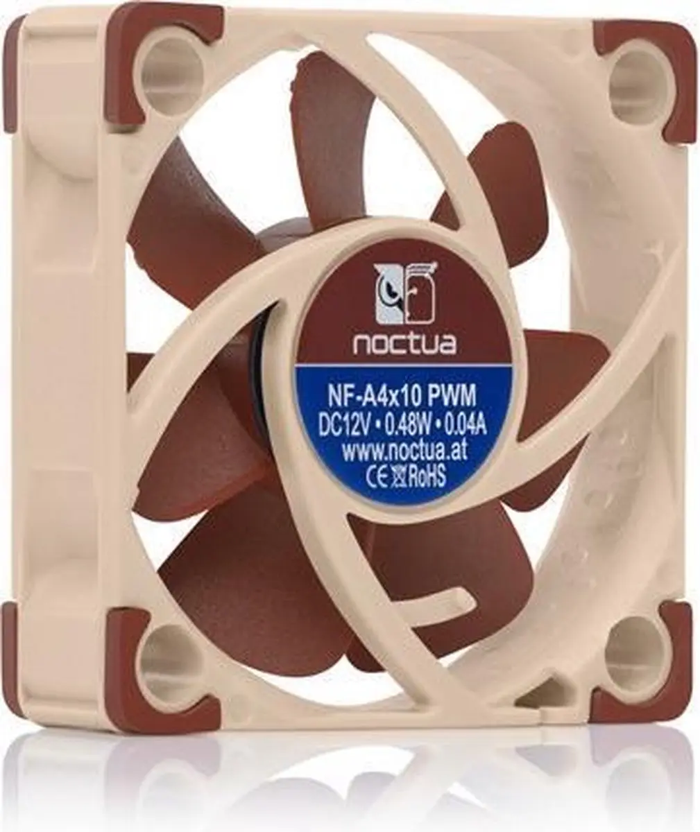 Noctua NF-A4X10 PWM Ventilator - Rood - afbeelding 6 van 6