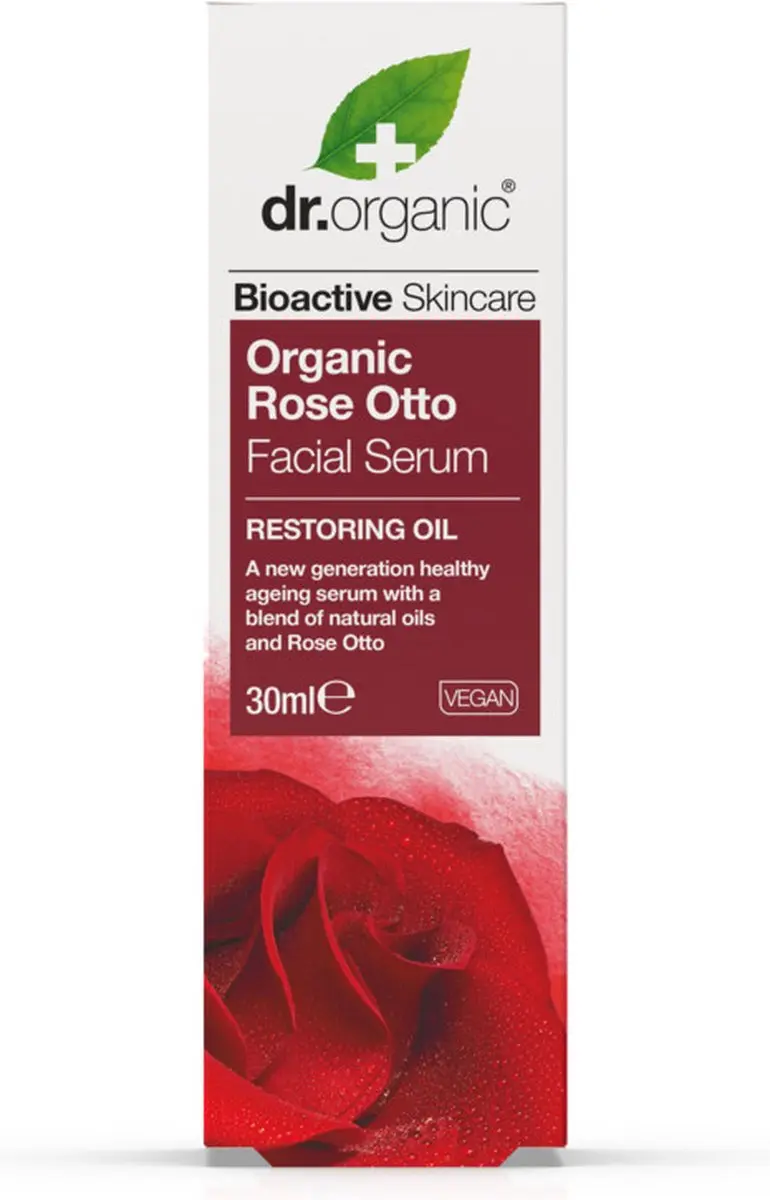Dr. Organic Rozen Gezichtsserum 30ml - 6 Stuks