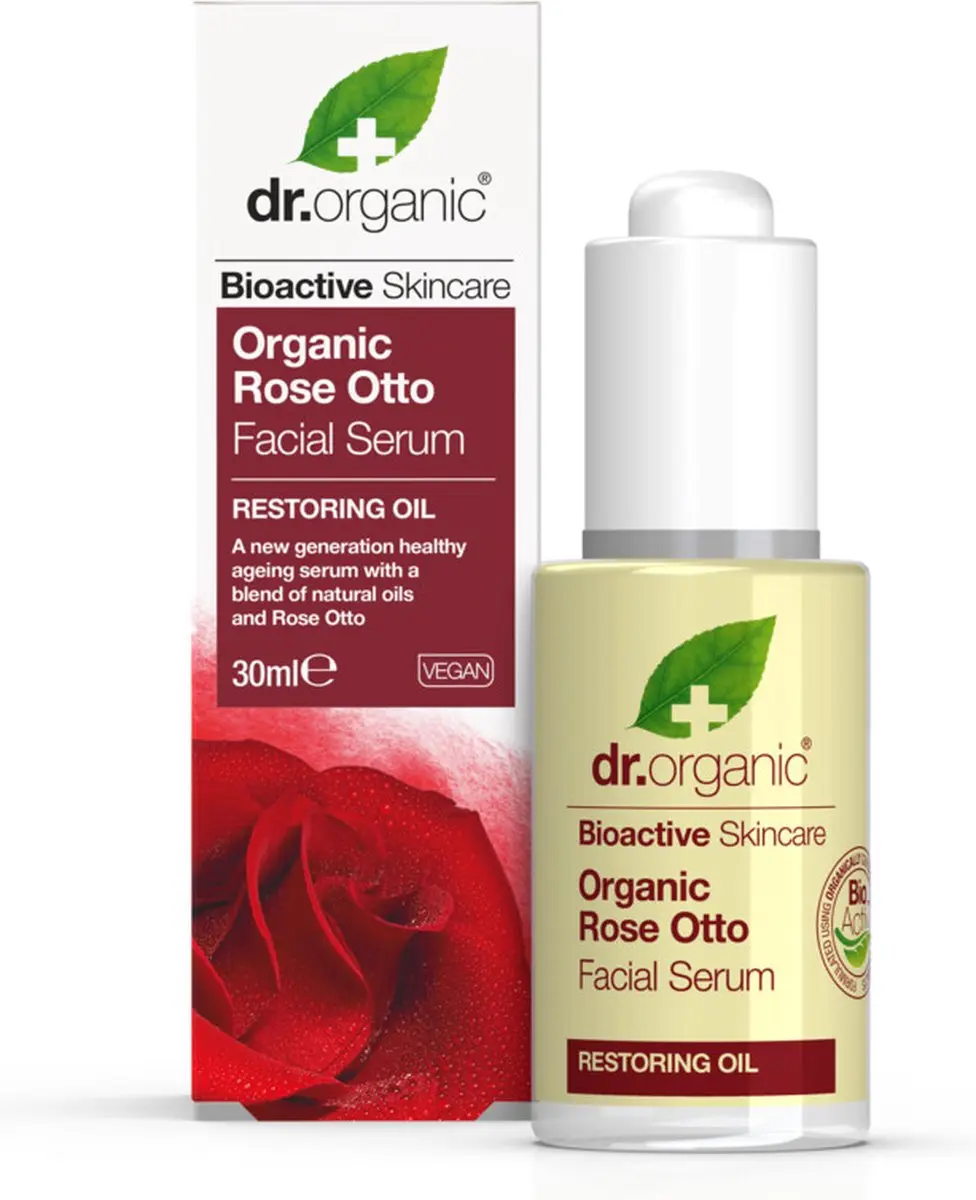 Dr. Organic Rozen Gezichtsserum 30ml - 6 Stuks