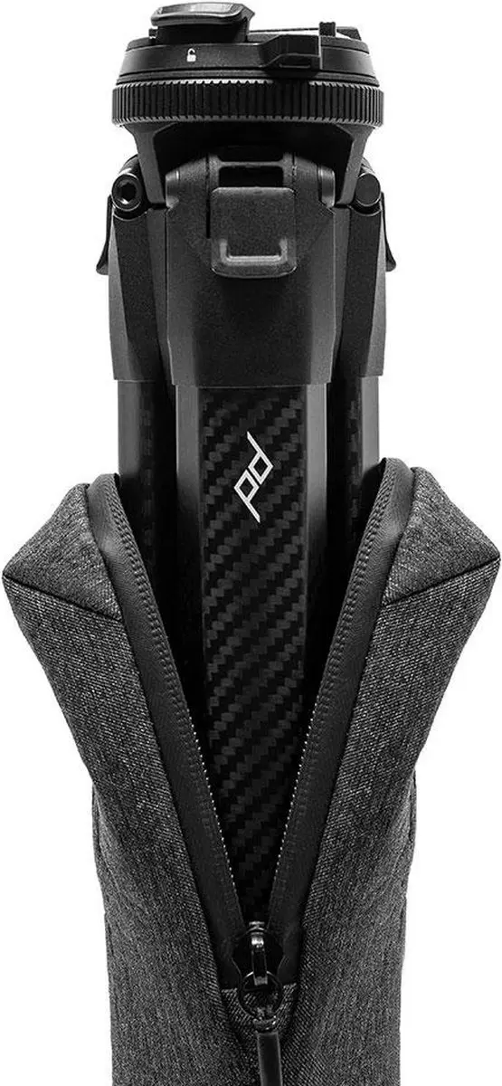 Peak Design Travel Tripod Carbon - Statief - 5 Secties - Zwart