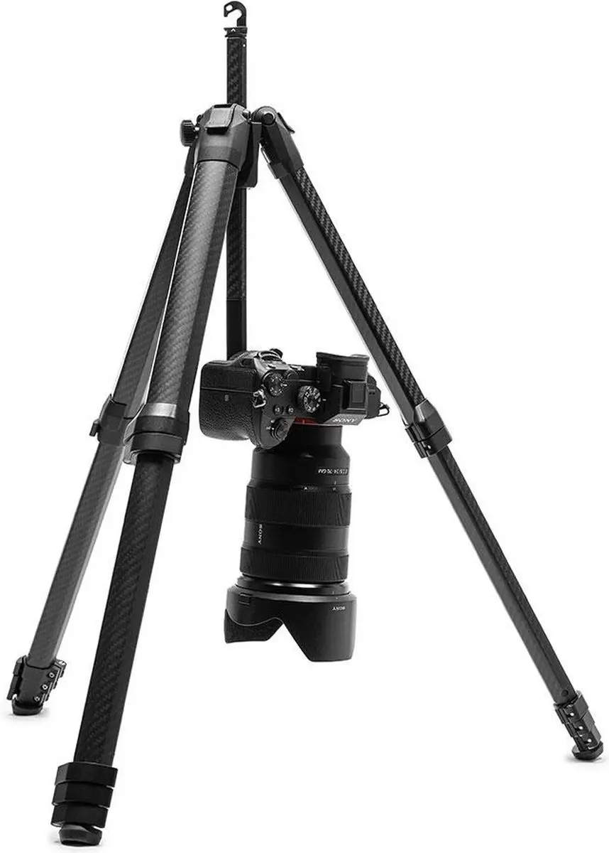Peak Design Travel Tripod Carbon - Statief - 5 Secties - Zwart