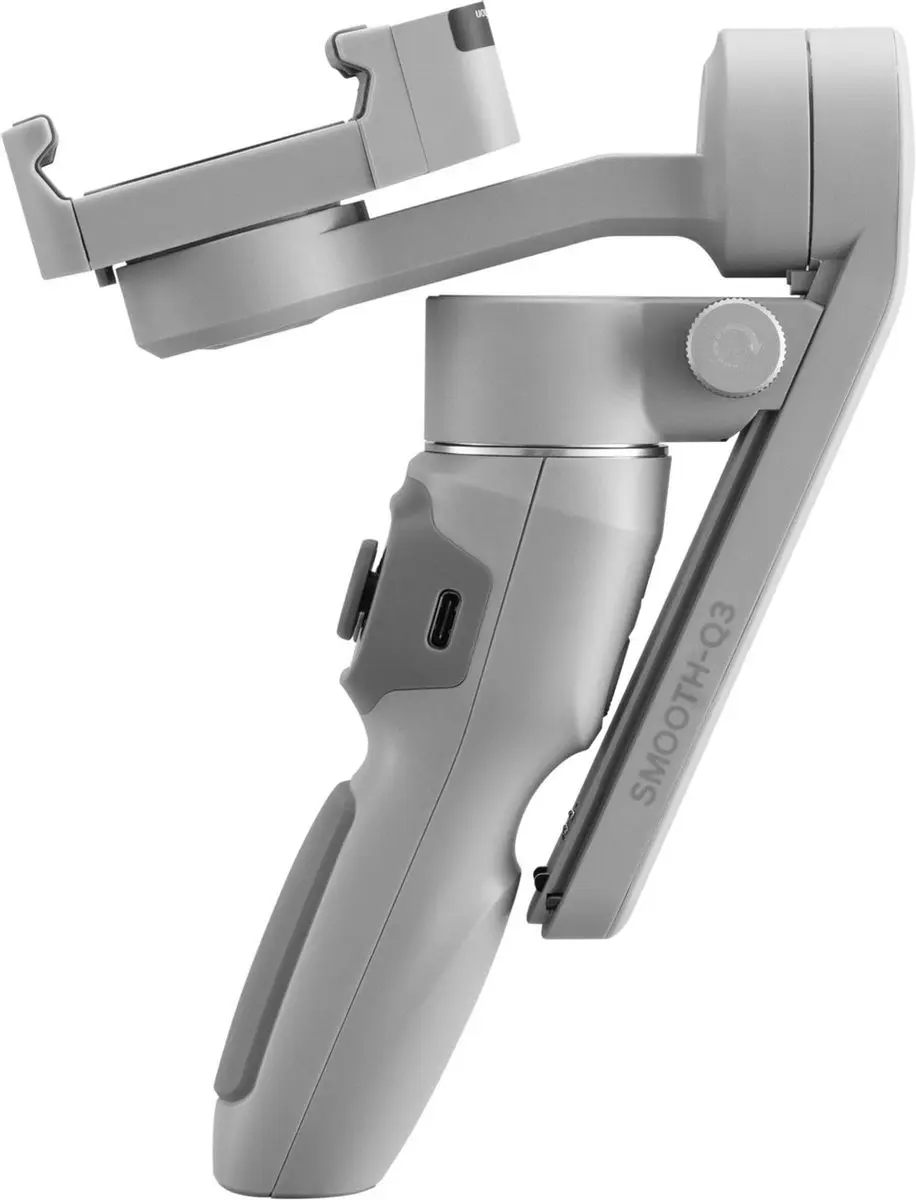 Zhiyun Smooth-Q3 3-assige Gimbal Combo - Smartphone - 1300mAh - Lichtgrijs
