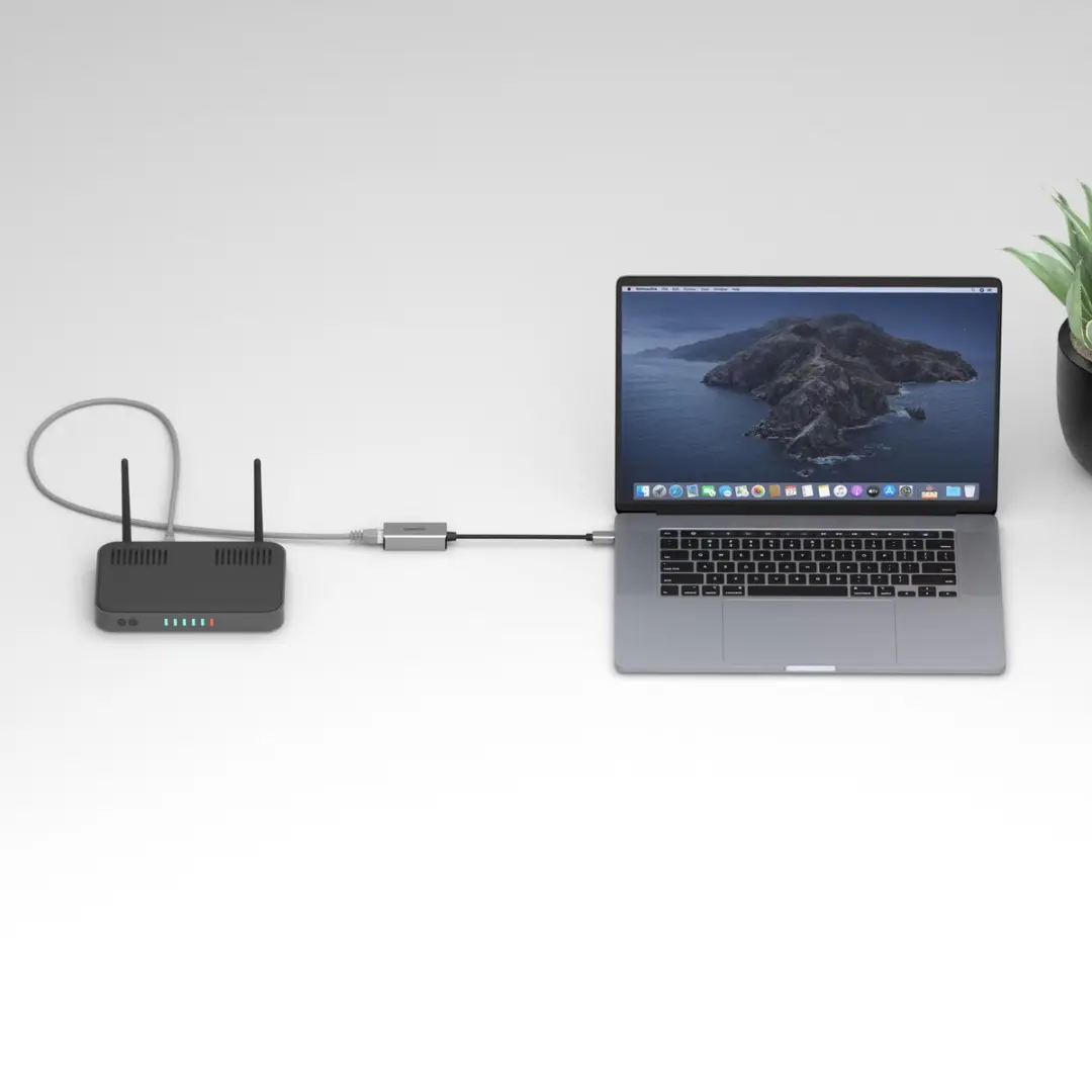 Marmitek Connect 25008373 USB-C naar Ethernet Adapter