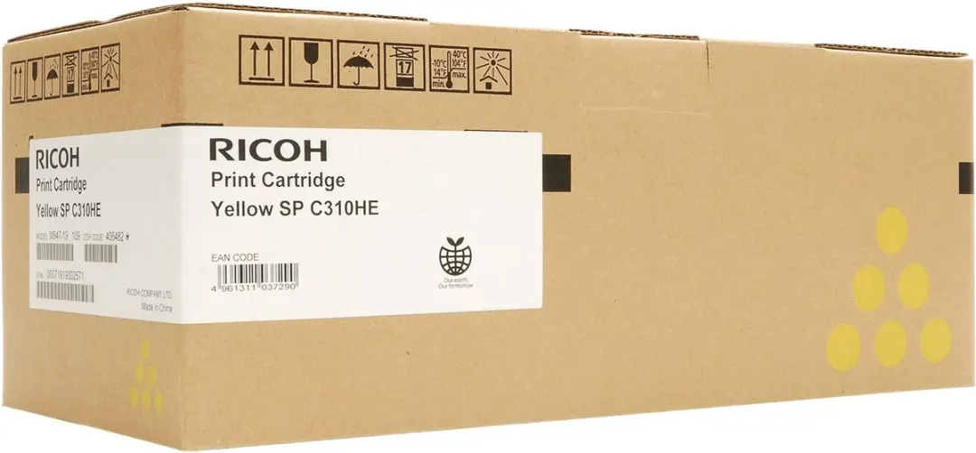 Ricoh SPC310HE Tonercartridge Geel - 2500 pagina's