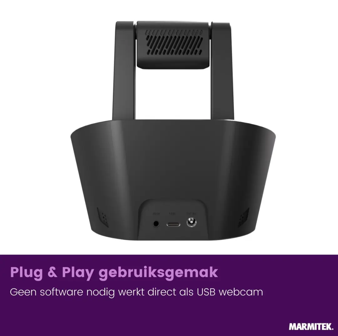 Marmitek Cam 4K Pro 25008480 Webcam - Zwart