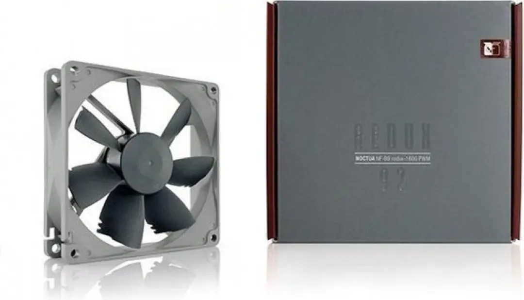 Noctua NF-B9 redux 1600 PWM Ventilator - 9,2 cm - Zwart/Grijs