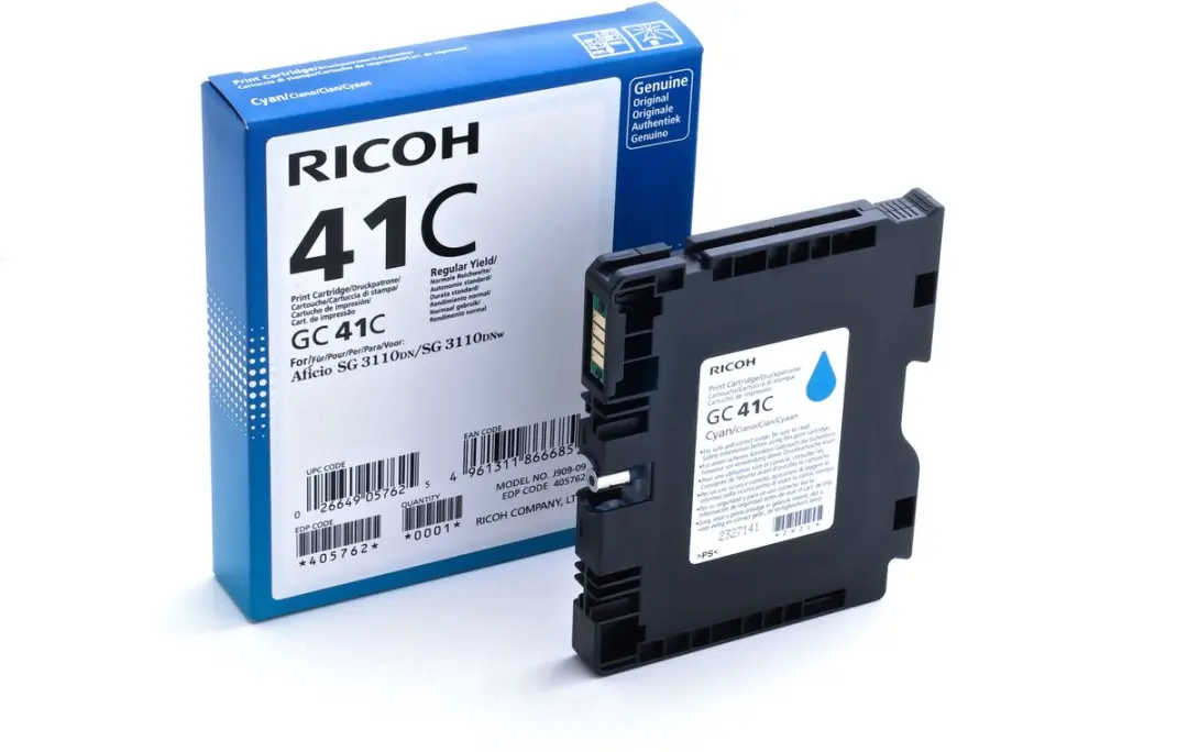 Ricoh 405762 Cyan Inktcartridge