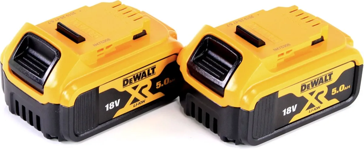 DeWalt DCB184 18V 5Ah XR Li-Ion Accu - 2 Stuks