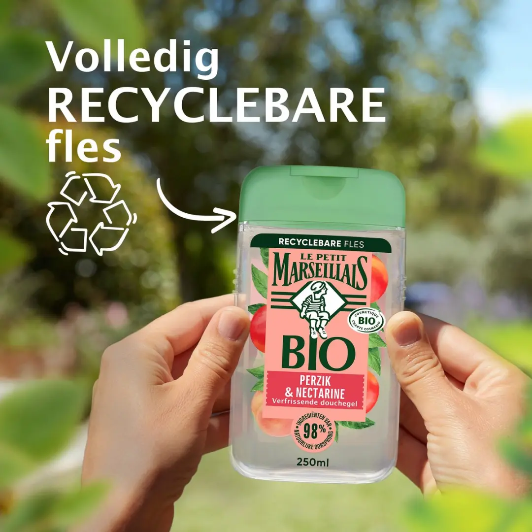Le Petit Marseillais Bio Douchegel Verfrissende Perzik & Nectarine 6x250ml - afbeelding 6 van 6