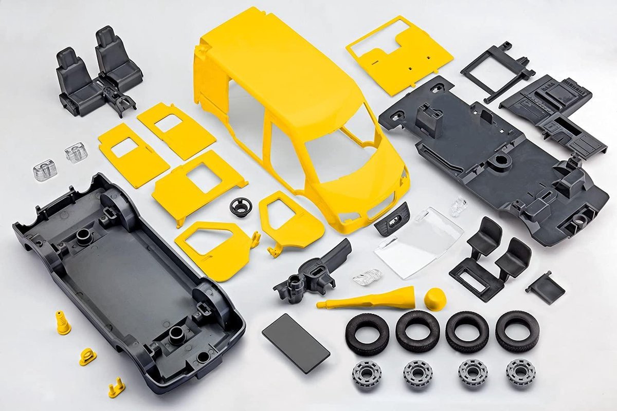 Pakketservice wagen met figuur - Revell Junior Kit - 00814