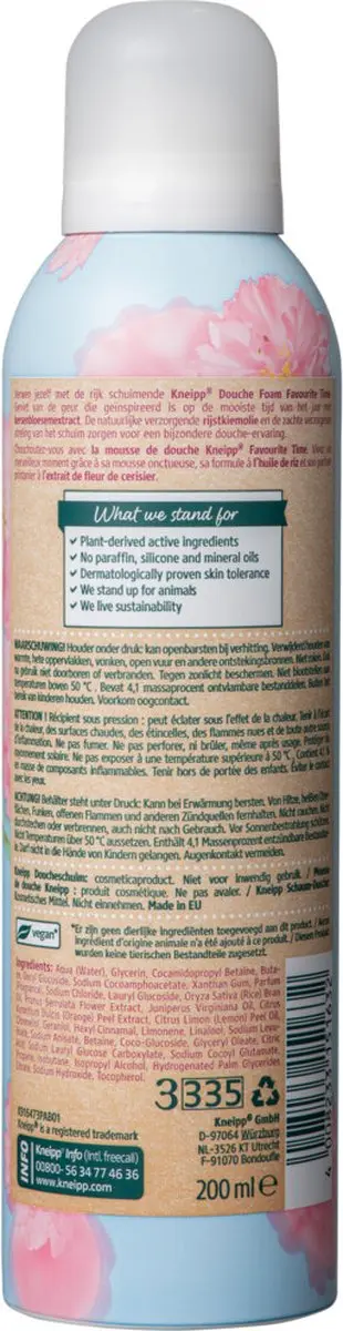 Kneipp Favourite Time Douchegel Cherry Blossom - 6x200ml