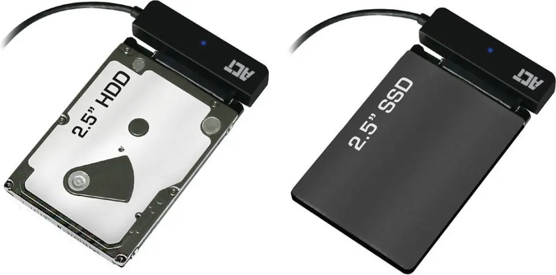 ACT AC1525 USB-C naar SATA Adapter 2,5" - Zwart