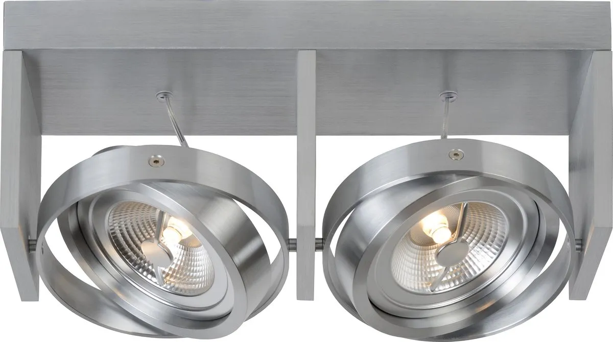Lucide ZETT-LED Plafondspot G53 AR111 2x12W 2700K
