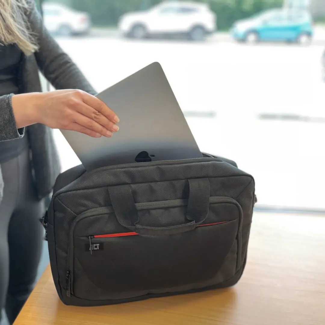 ACT Suburb Schoudertas AC8570 - Laptop 15,6" - Zwart